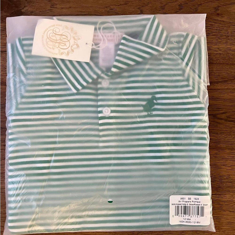 Sir proper romper 
12/18m nib $34
SF doodle friendly